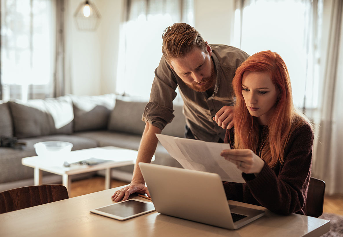 Couple Looking At CRA Tax Debt